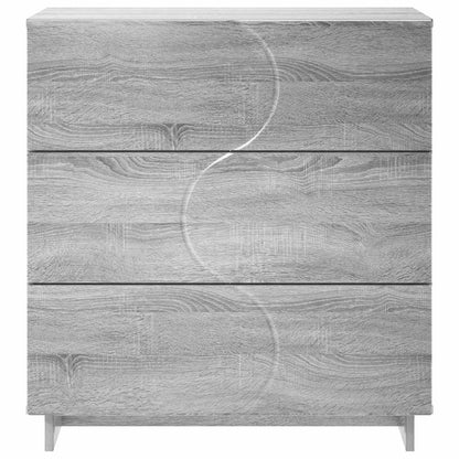 Sideboard Grey Sonoma 70 x 38 x 75 cm Engineered Wood