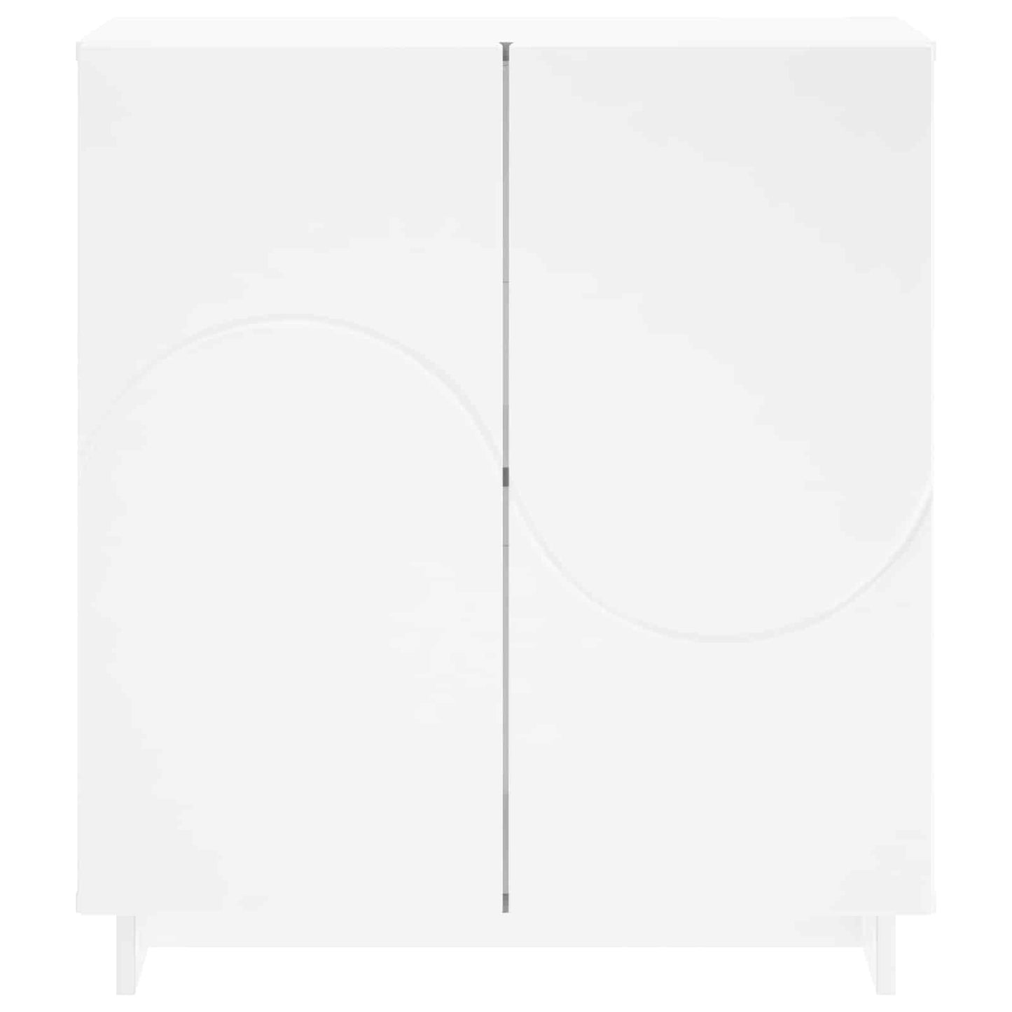 Sideboard White 67 x 34.5 x 75 cm Engineered Wood