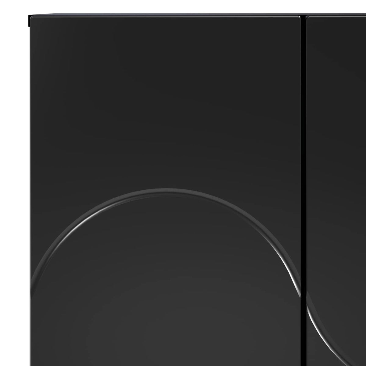 Sideboard Black 67 x 34.5 x 75 cm Engineered Wood