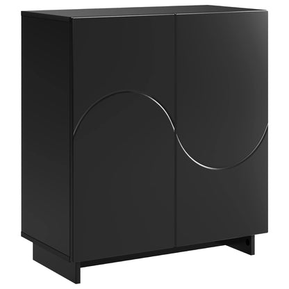 Sideboard Black 67 x 34.5 x 75 cm Engineered Wood