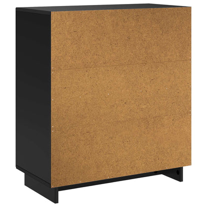 Sideboard Black 67 x 34.5 x 75 cm Engineered Wood