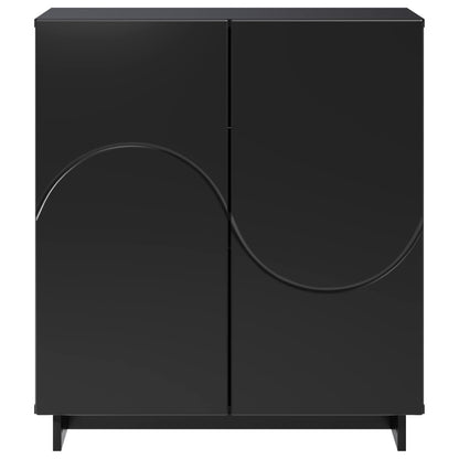 Sideboard Black 67 x 34.5 x 75 cm Engineered Wood