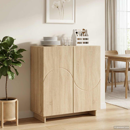 Sideboard Sonoma Oak 67 x 34.5 x 75 cm Engineered Wood
