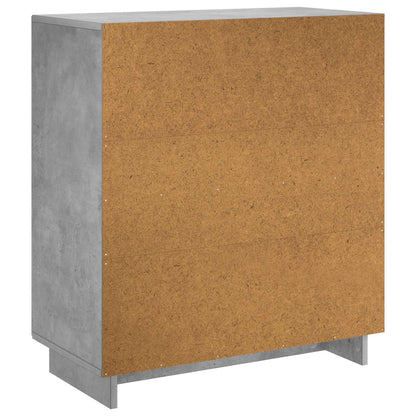 Sideboard Concrete Grey 67 x 34.5 x 75 cm Engineered Wood