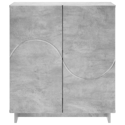 Sideboard Concrete Grey 67 x 34.5 x 75 cm Engineered Wood