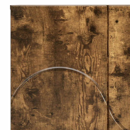 Sideboard Smoked Oak 67 x 34.5 x 75 cm Engineered Wood
