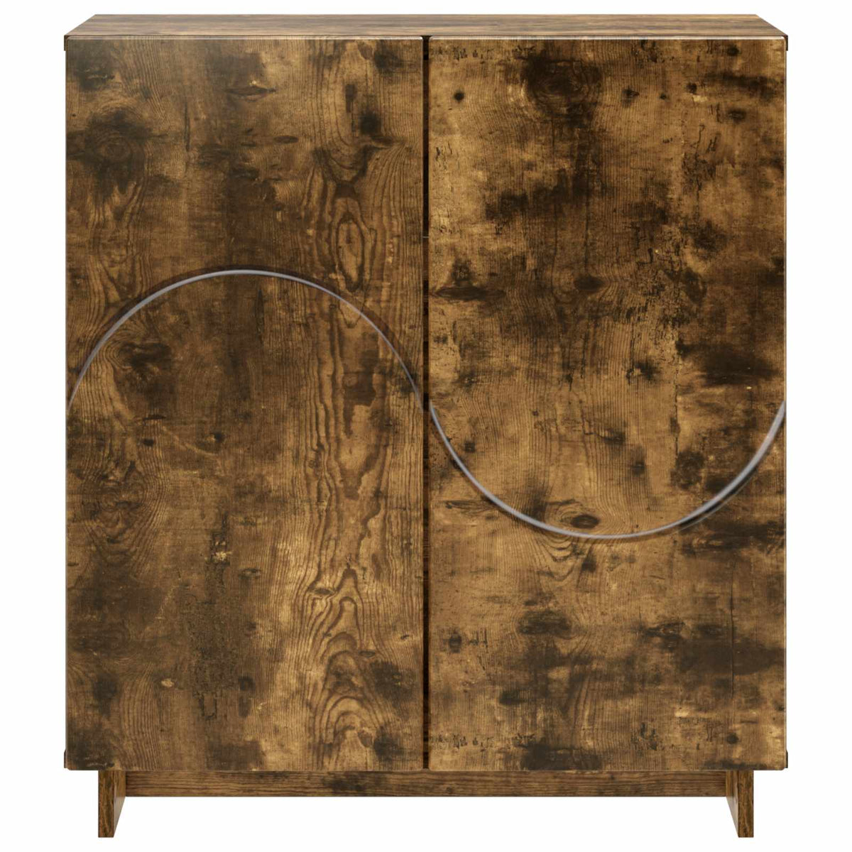 Sideboard Smoked Oak 67 x 34.5 x 75 cm Engineered Wood