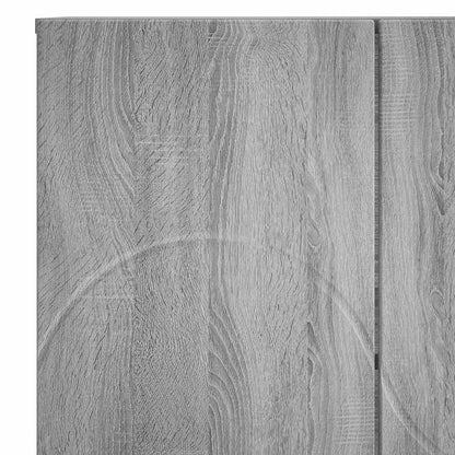 Sideboard Grey Sonoma 67 x 34.5 x 75 cm Engineered Wood