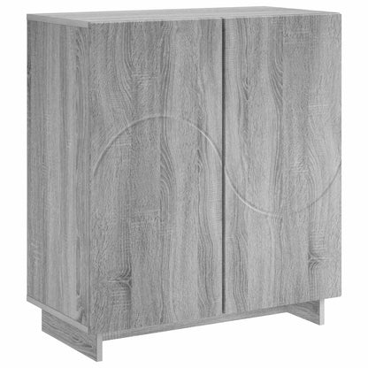 Sideboard Grey Sonoma 67 x 34.5 x 75 cm Engineered Wood