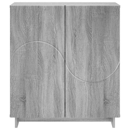 Sideboard Grey Sonoma 67 x 34.5 x 75 cm Engineered Wood