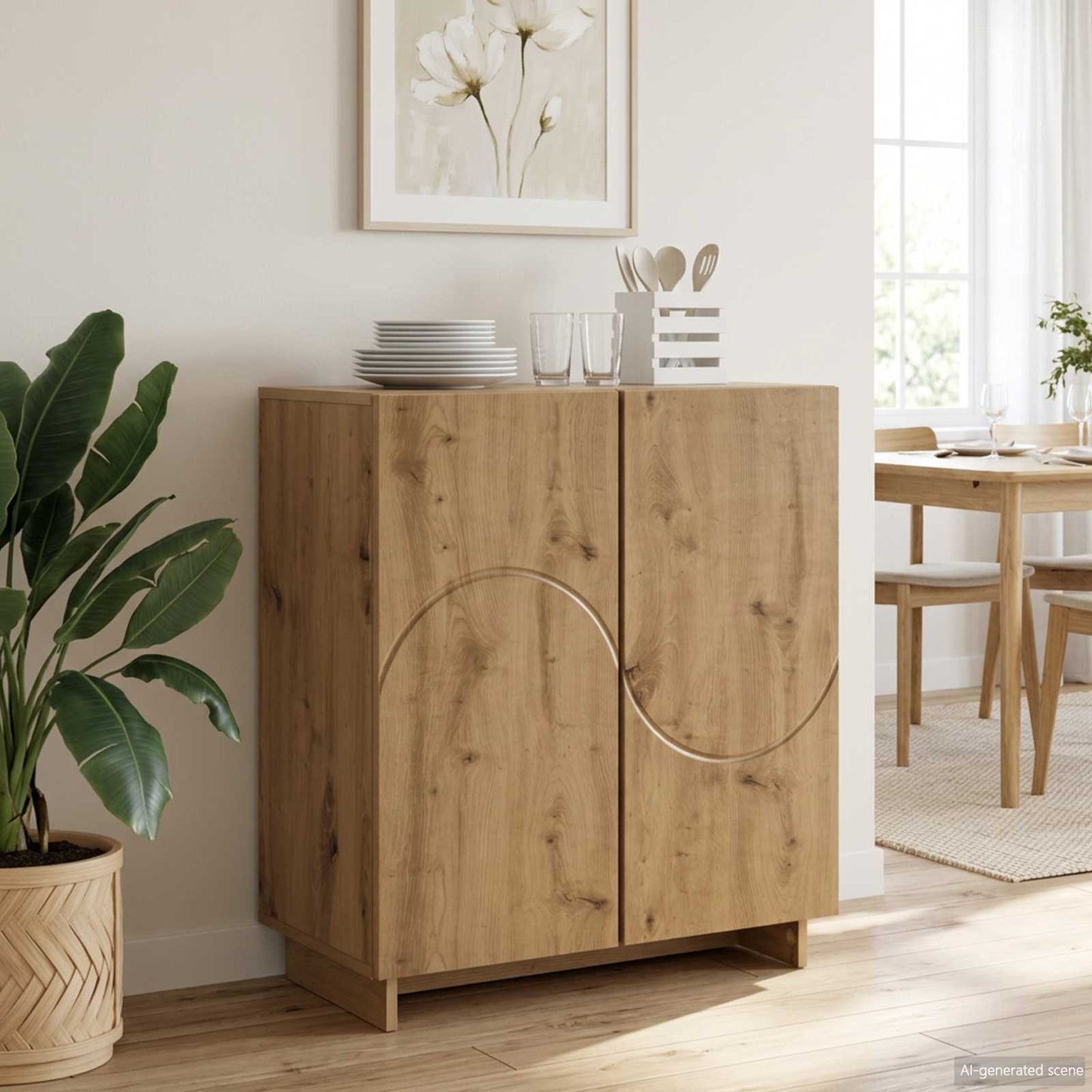 Sideboard Artisan Oak 67 x 34.5 x 75 cm Engineered Wood