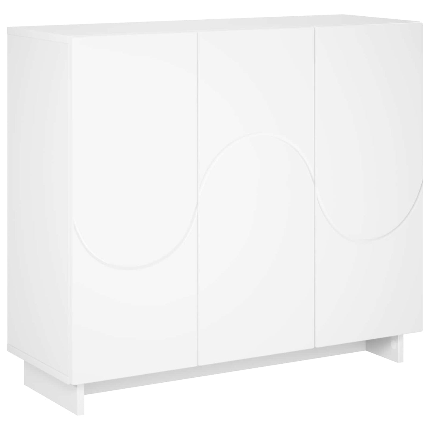 Sideboard White 85.5 x 31 x 75 cm Engineered Wood
