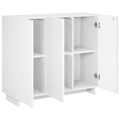 Sideboard White 85.5 x 31 x 75 cm Engineered Wood