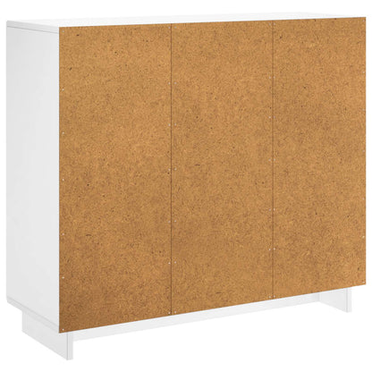 Sideboard High Gloss White 85.5 x 31 x 75 cm Engineered Wood