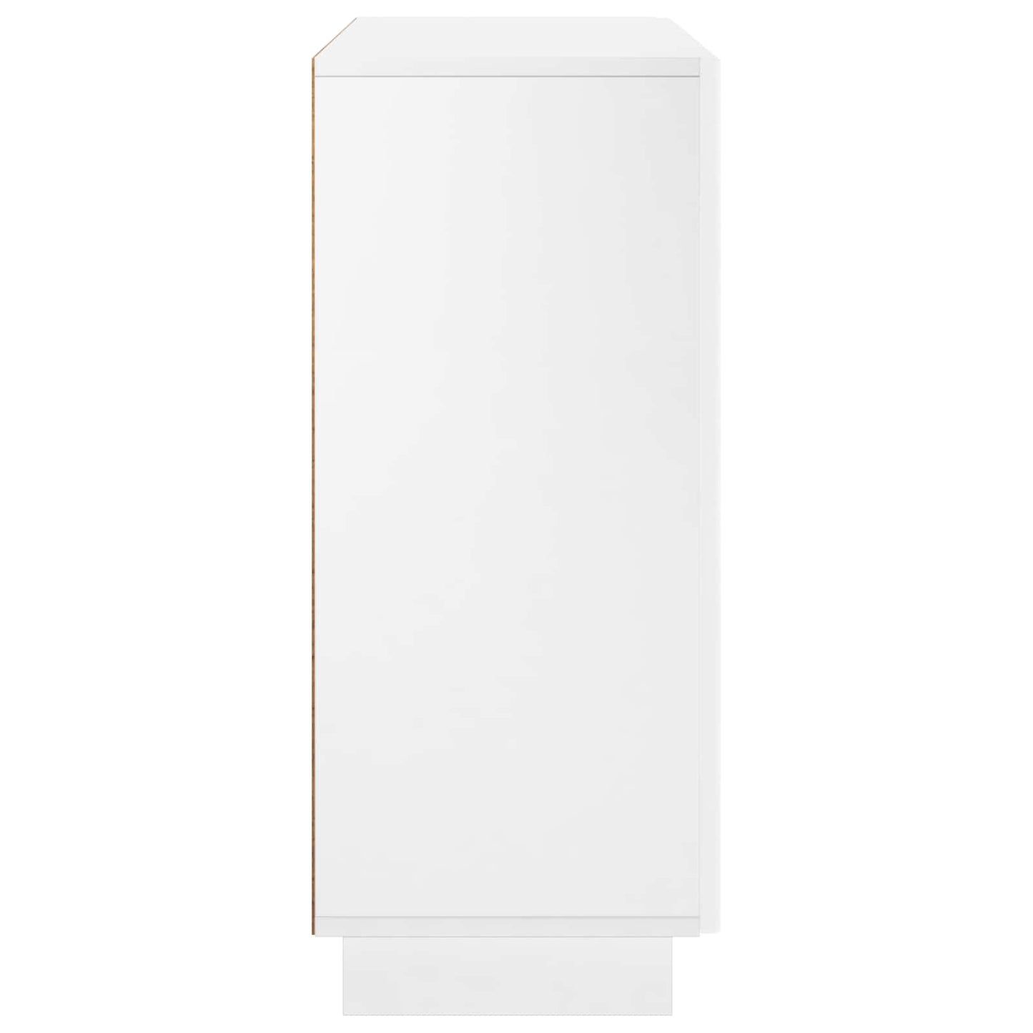 Sideboard High Gloss White 85.5 x 31 x 75 cm Engineered Wood