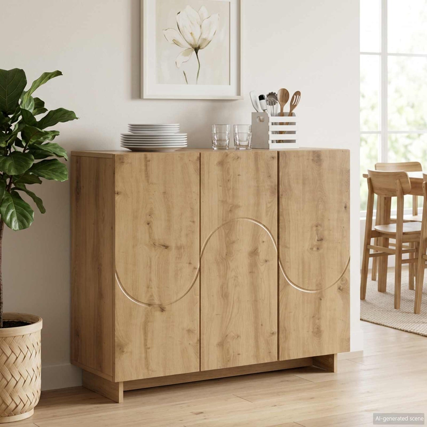 Sideboard Artisan Oak 85.5 x 31 x 75 cm Engineered Wood