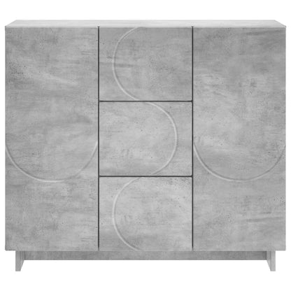 Sideboard Concrete Grey 85.5 x 31 x 75 cm Engineered Wood