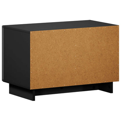 TV Stand 60 x 34.5 x 40 cm Black Engineered Wood