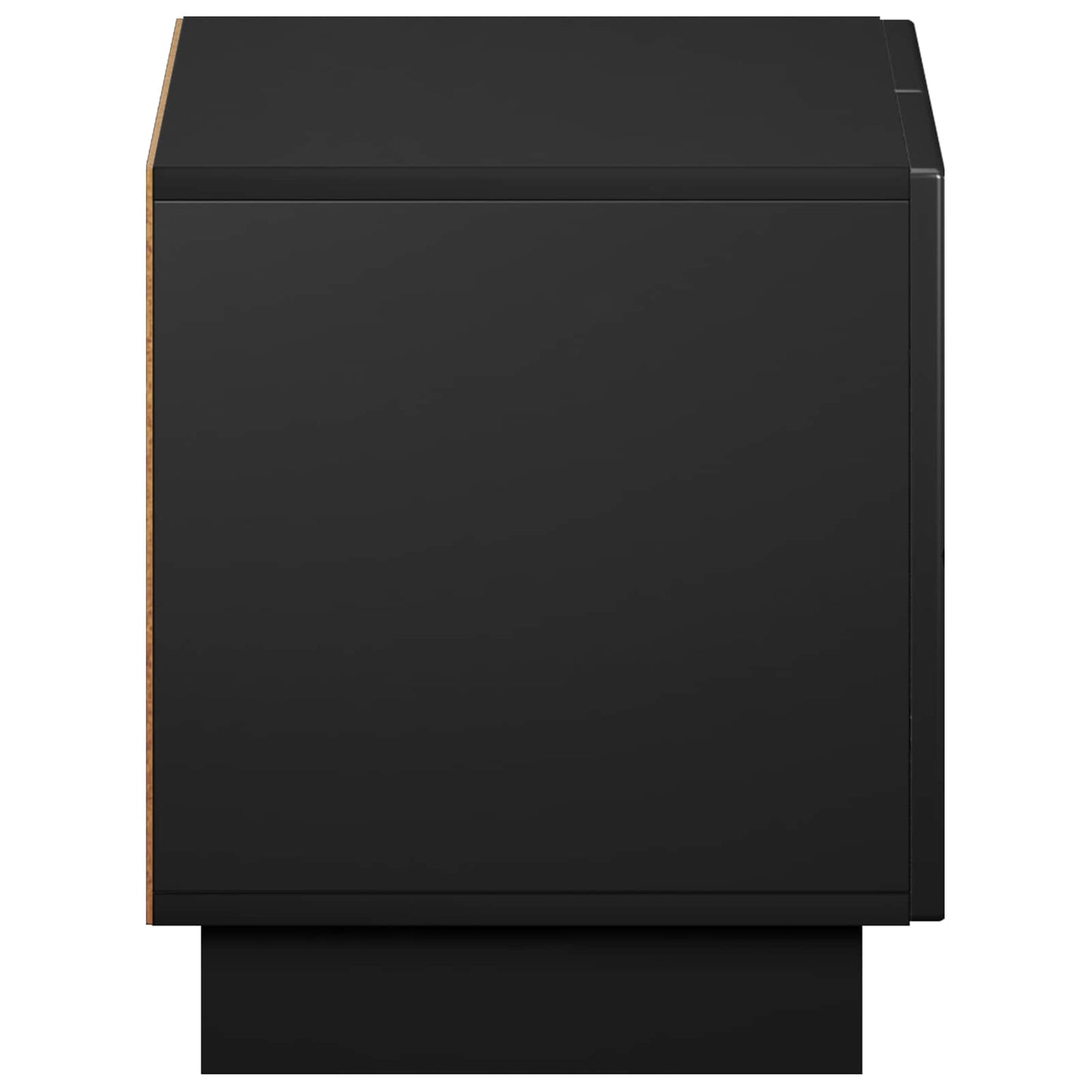 TV Stand 60 x 34.5 x 40 cm Black Engineered Wood
