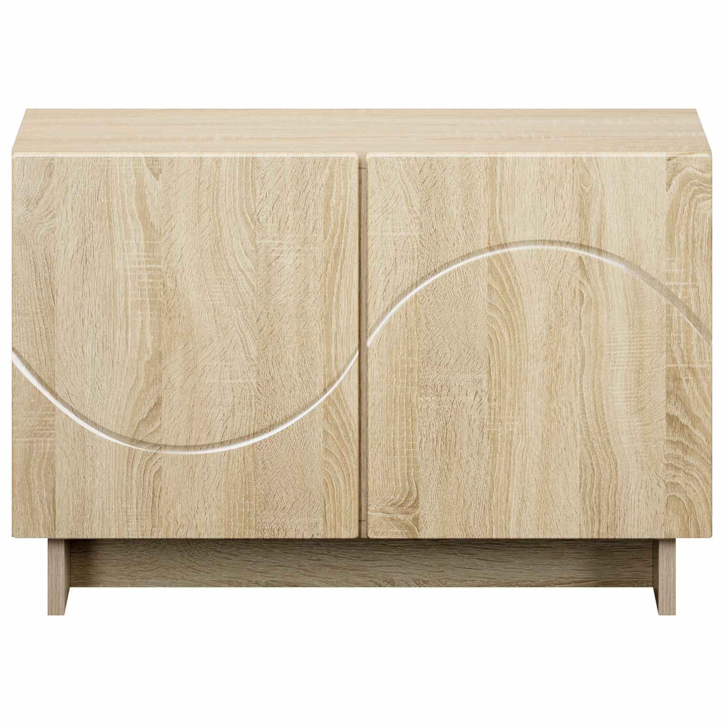 TV Stand 60 x 34.5 x 40 cm Sonoma Oak Engineered Wood