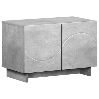TV Stand 60 x 34.5 x 40 cm Concrete Grey Engineered Wood