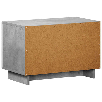 TV Stand 60 x 34.5 x 40 cm Concrete Grey Engineered Wood
