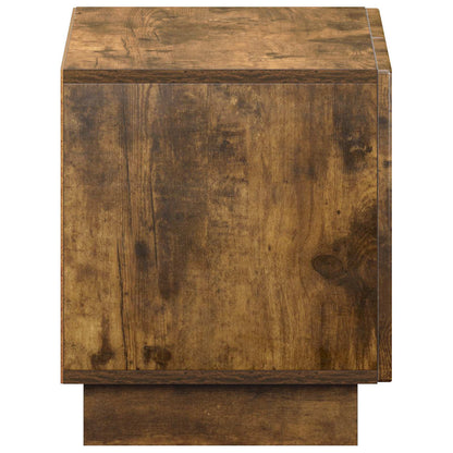 TV Stand 60 x 34.5 x 40 cm Smoked Oak Engineered Wood