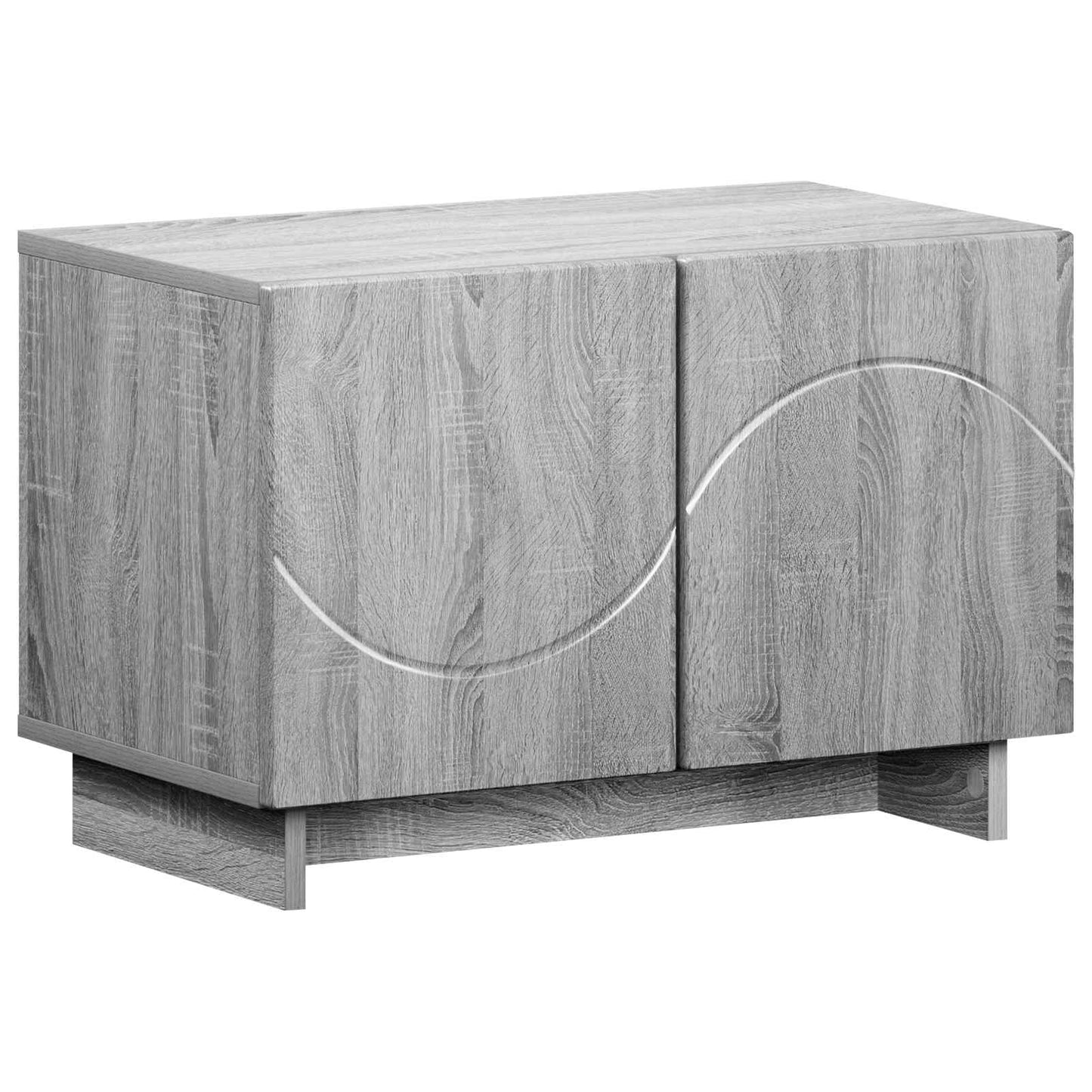 TV Stand 60 x 34.5 x 40 cm Grey Sonoma Engineered Wood