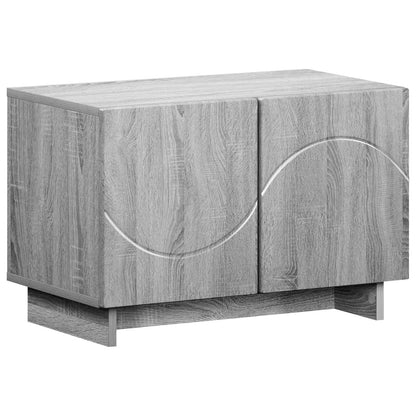 TV Stand 60 x 34.5 x 40 cm Grey Sonoma Engineered Wood