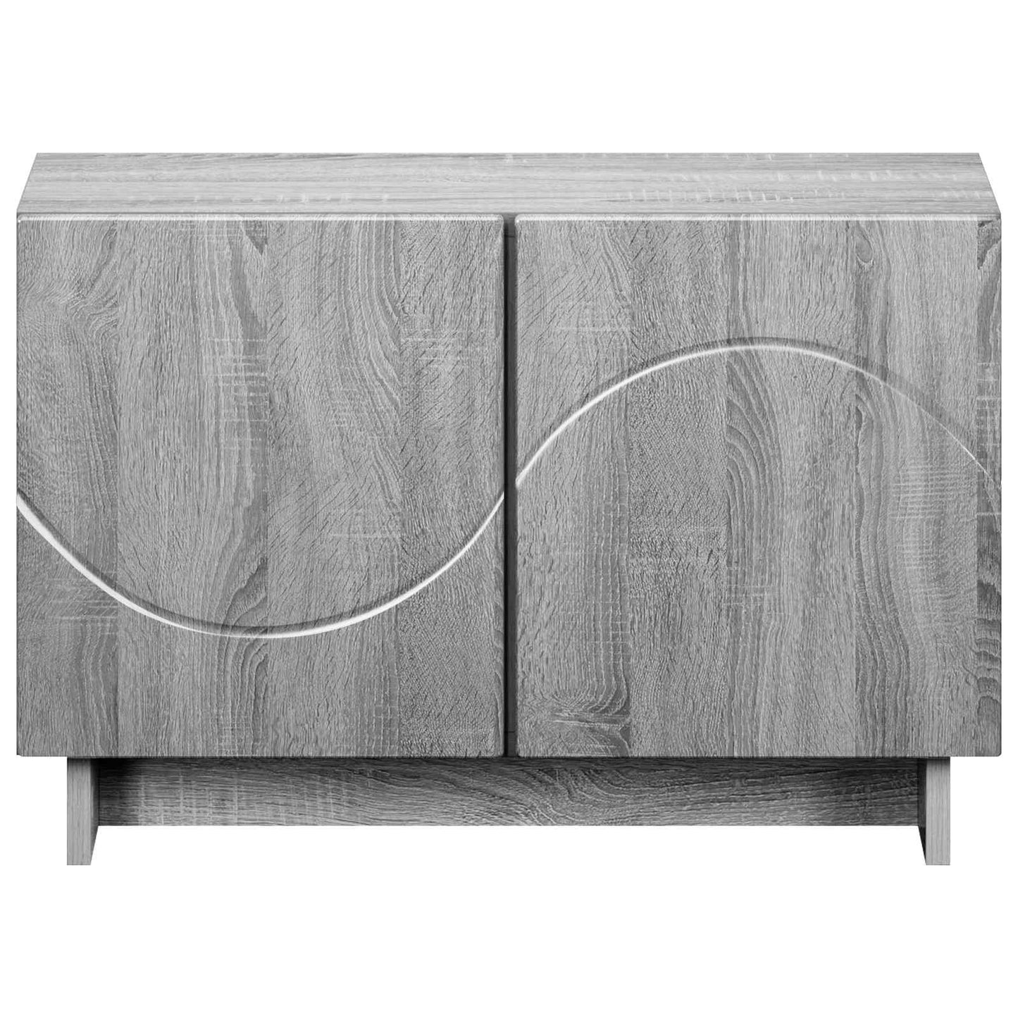 TV Stand 60 x 34.5 x 40 cm Grey Sonoma Engineered Wood