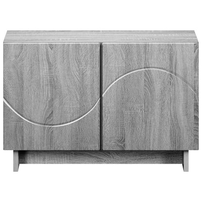 TV Stand 60 x 34.5 x 40 cm Grey Sonoma Engineered Wood