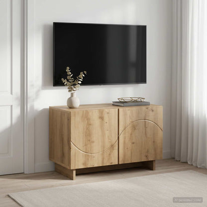 TV Stand 60 x 34.5 x 40 cm Artisan Oak Engineered Wood