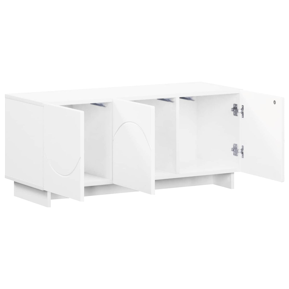 TV Stand 90 x 34.5 x 40 cm White Engineered Wood