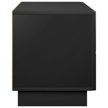 TV Stand 90 x 34.5 x 40 cm Black Engineered Wood