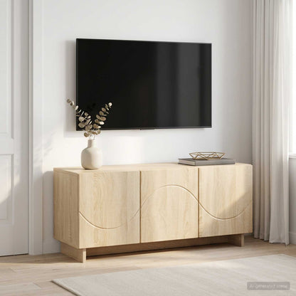 TV Stand 90 x 34.5 x 40 cm Sonoma Oak Engineered Wood