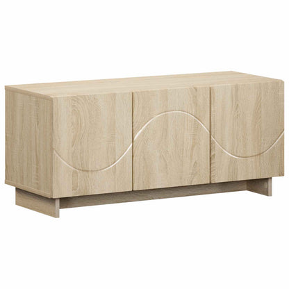 TV Stand 90 x 34.5 x 40 cm Sonoma Oak Engineered Wood