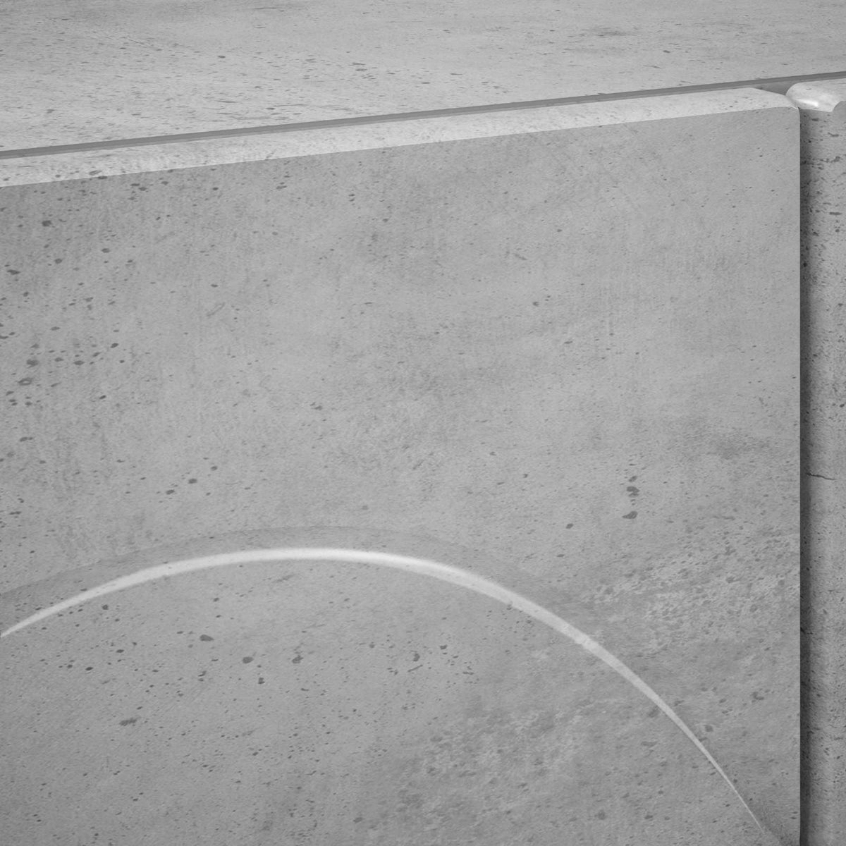 TV Stand 90 x 34.5 x 40 cm Concrete Grey Engineered Wood