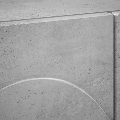 TV Stand 90 x 34.5 x 40 cm Concrete Grey Engineered Wood