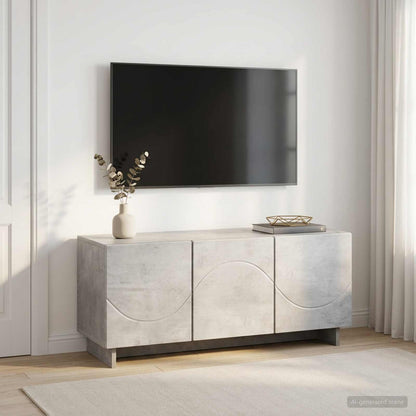 TV Stand 90 x 34.5 x 40 cm Concrete Grey Engineered Wood