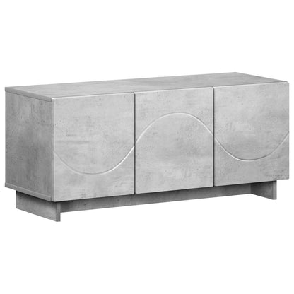 TV Stand 90 x 34.5 x 40 cm Concrete Grey Engineered Wood