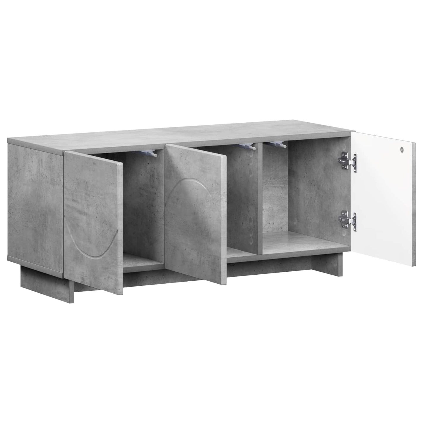 TV Stand 90 x 34.5 x 40 cm Concrete Grey Engineered Wood