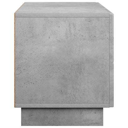 TV Stand 90 x 34.5 x 40 cm Concrete Grey Engineered Wood