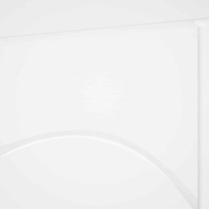 TV Stand 90 x 34.5 x 40 cm High Gloss White Engineered Wood