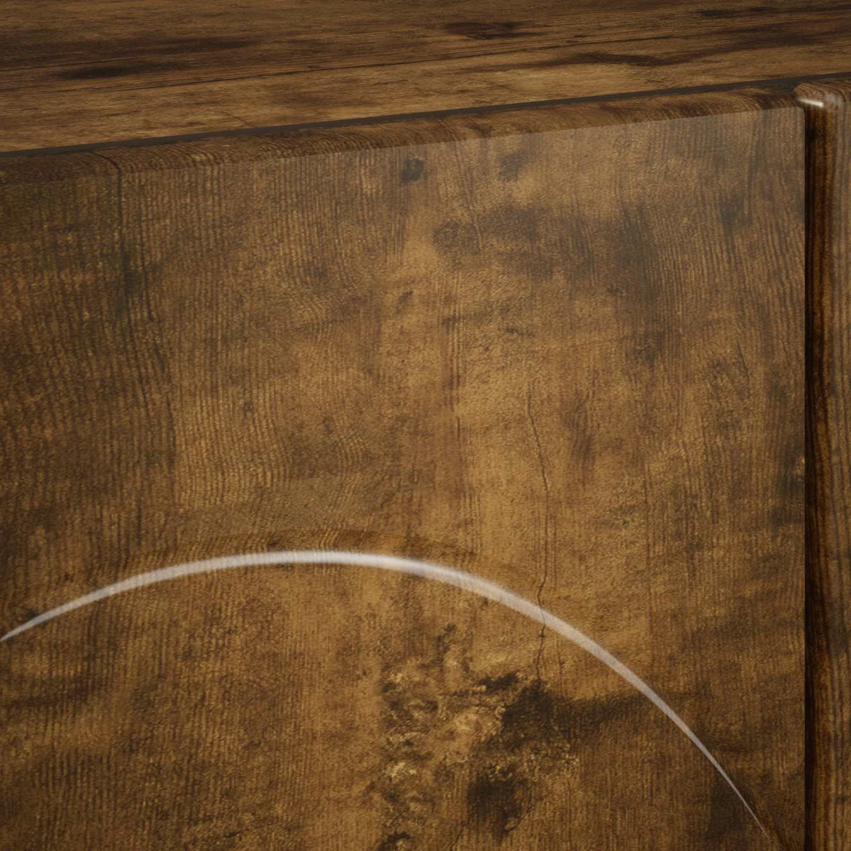 TV Stand 90 x 34.5 x 40 cm Smoked Oak Engineered Wood