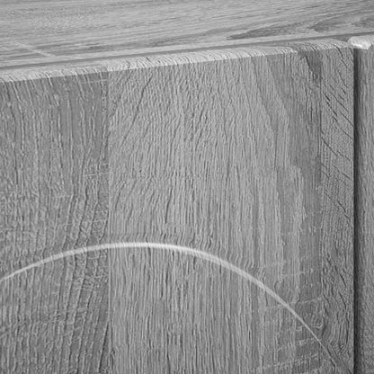 TV Stand 90 x 34.5 x 40 cm Grey Sonoma Engineered Wood