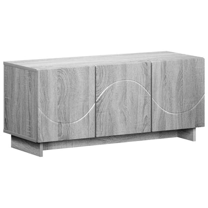 TV Stand 90 x 34.5 x 40 cm Grey Sonoma Engineered Wood