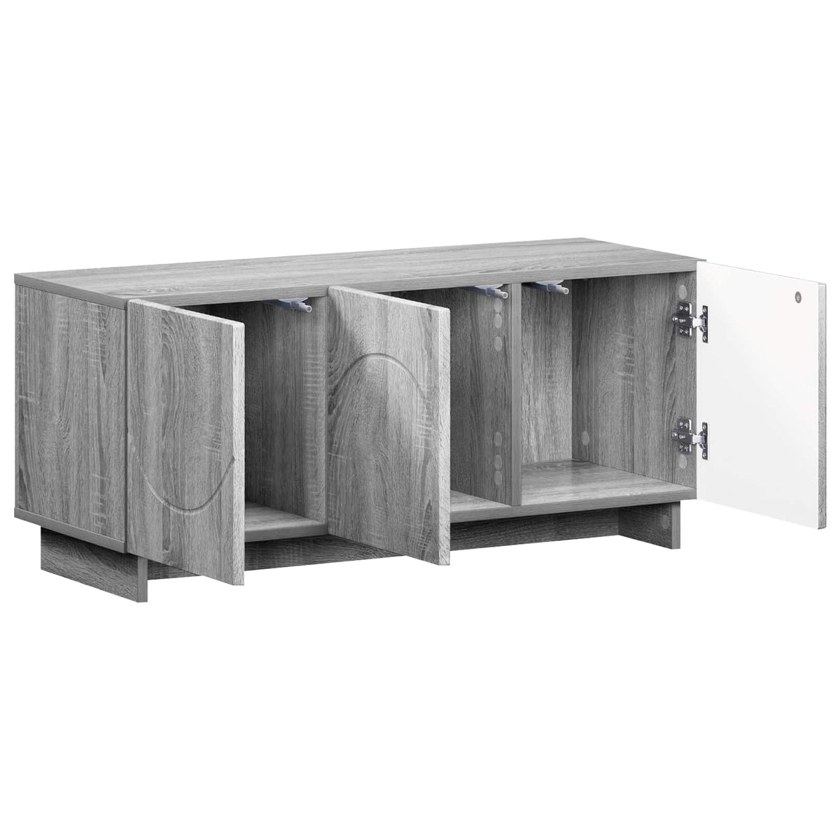 TV Stand 90 x 34.5 x 40 cm Grey Sonoma Engineered Wood