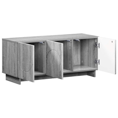 TV Stand 90 x 34.5 x 40 cm Grey Sonoma Engineered Wood
