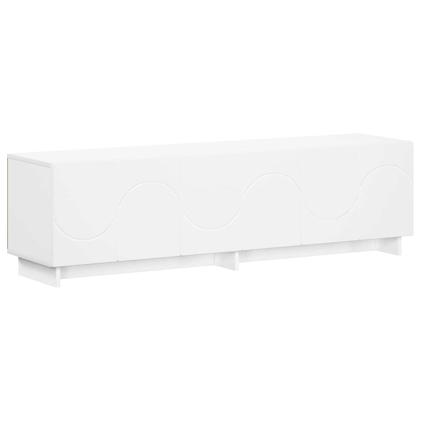 TV Stand 140 x 34.5 x 40 cm White Engineered Wood