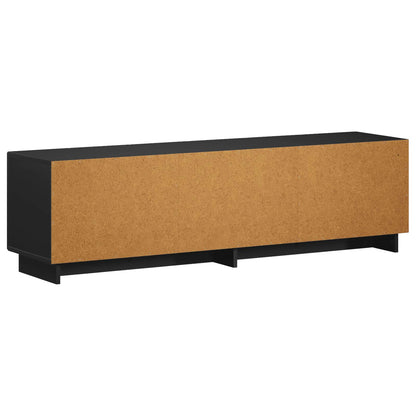 TV Stand 140 x 34.5 x 40 cm Black Engineered Wood